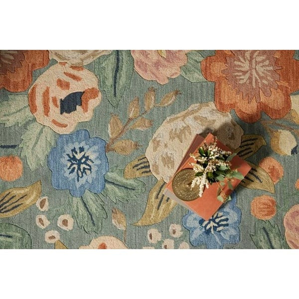 Silhouette Garden Scallop Rug
